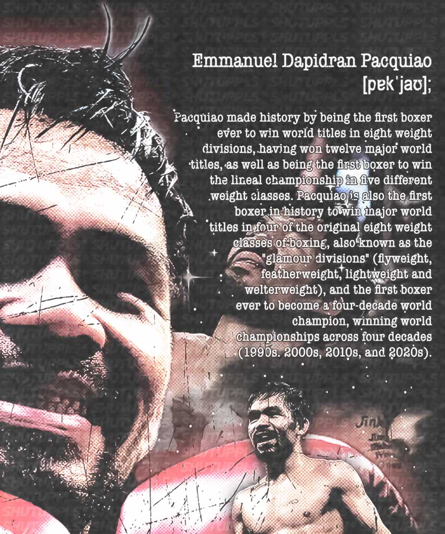 SHUTUPPLS MANNY PACQUIAO 2.0