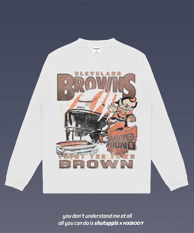 CLEVELAND BROWNS LONG SLEEVES 1.0