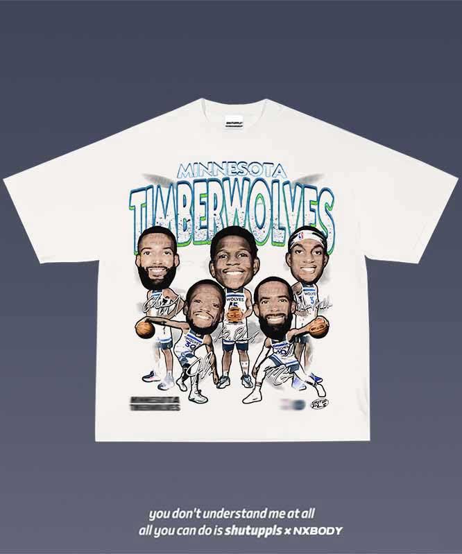 SHUTUPPLS TIMBERWOLVES TEE 1.0
