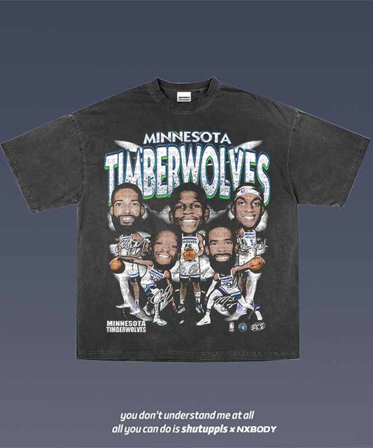 SHUTUPPLS TIMBERWOLVES TEE 1.0