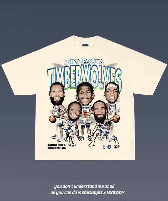 SHUTUPPLS TIMBERWOLVES TEE 1.0