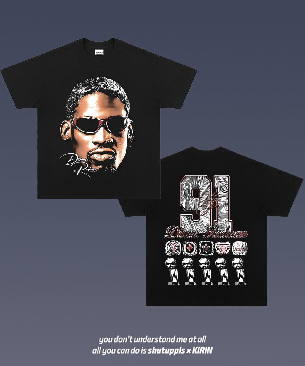 SHUTUPPLS DENNIS RODMAN TEE 6.54