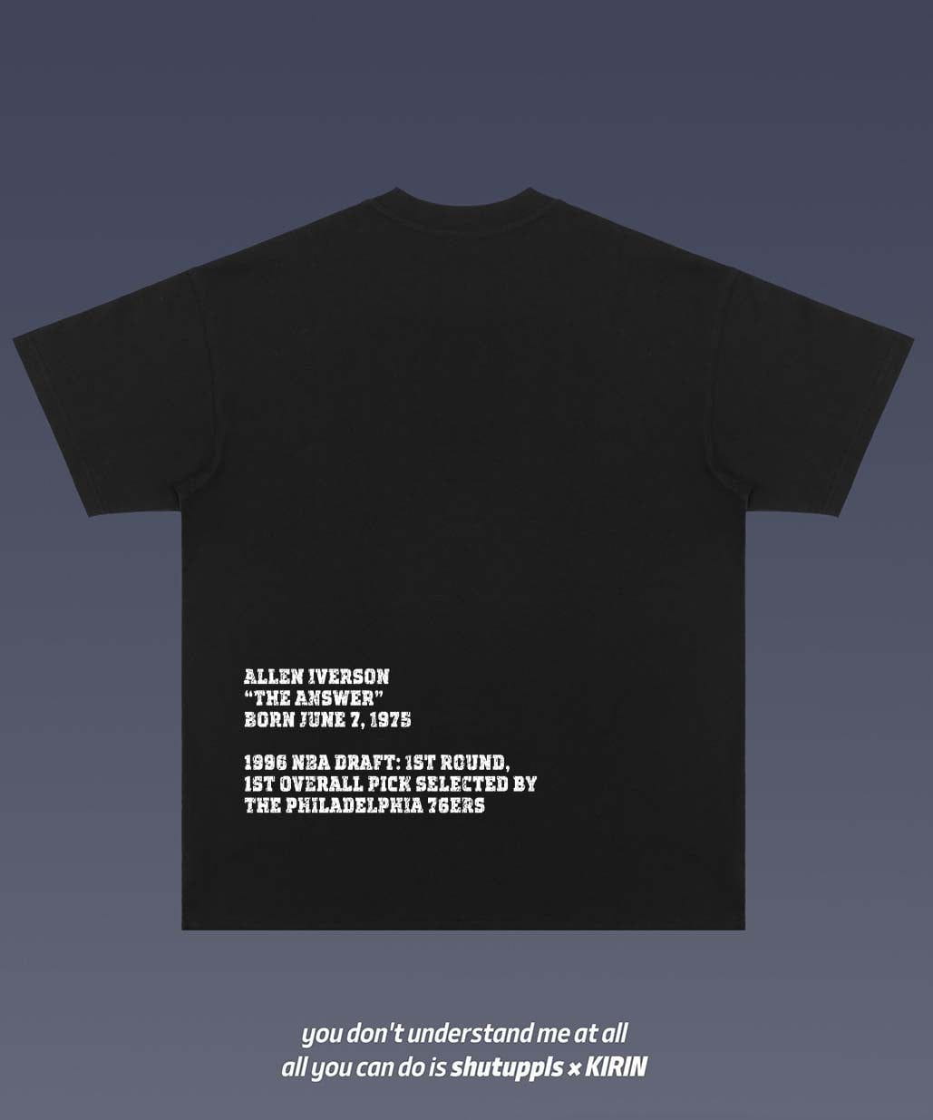 SHUTUPPLS ALLEN IVERSON MVP TEE 5.49