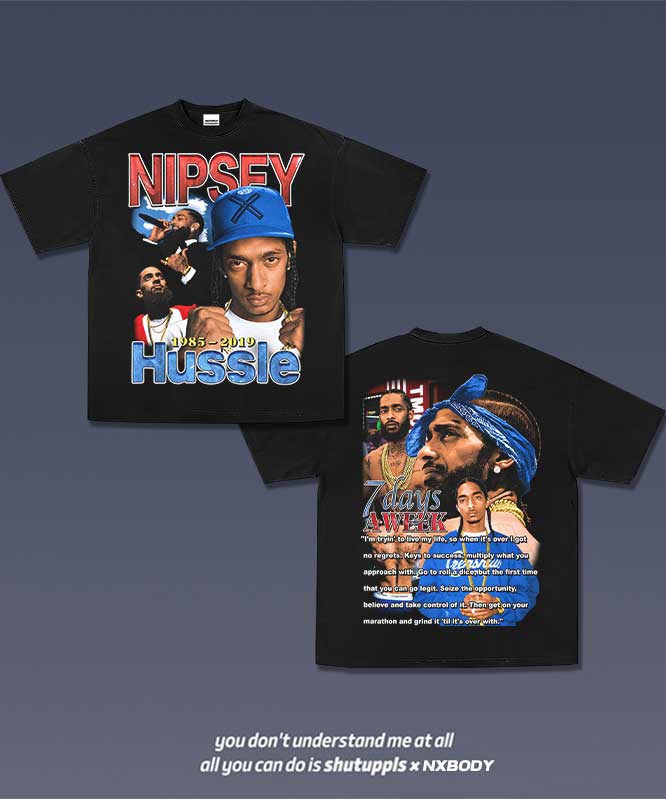 NIPSEY HUSSLE GRAPHIC TEE 4.3