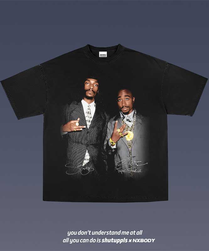 SHUTUPPLS SNOOP DOGG x TUPAC TEE 1.0