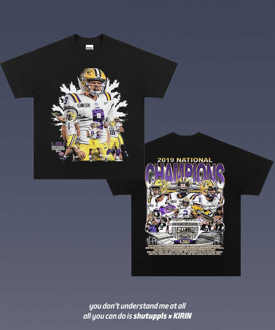 2019 NATIONAL CHAMPS - LSU TEE 1.0