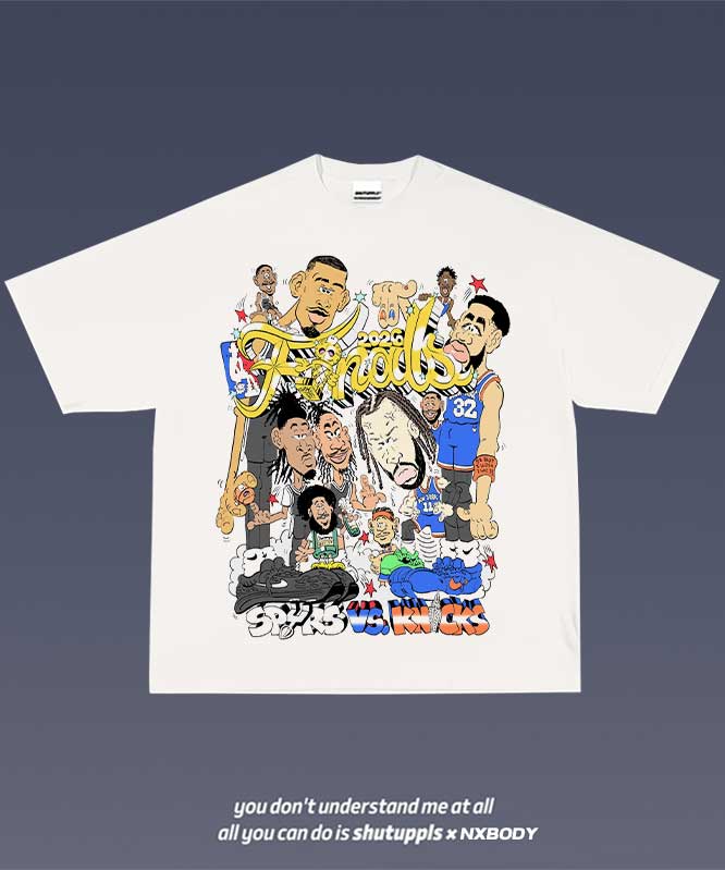 2026 SPURS VS KNICKS TEE 1.1