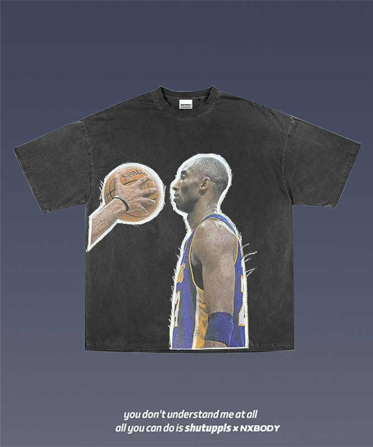 SHUTUPPLS KOBE FRAYED PATCH TEE