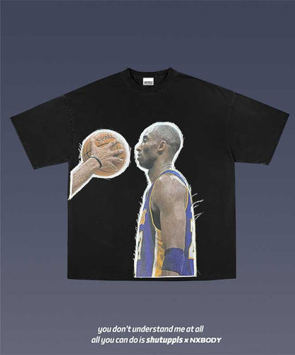 SHUTUPPLS KOBE FRAYED PATCH TEE
