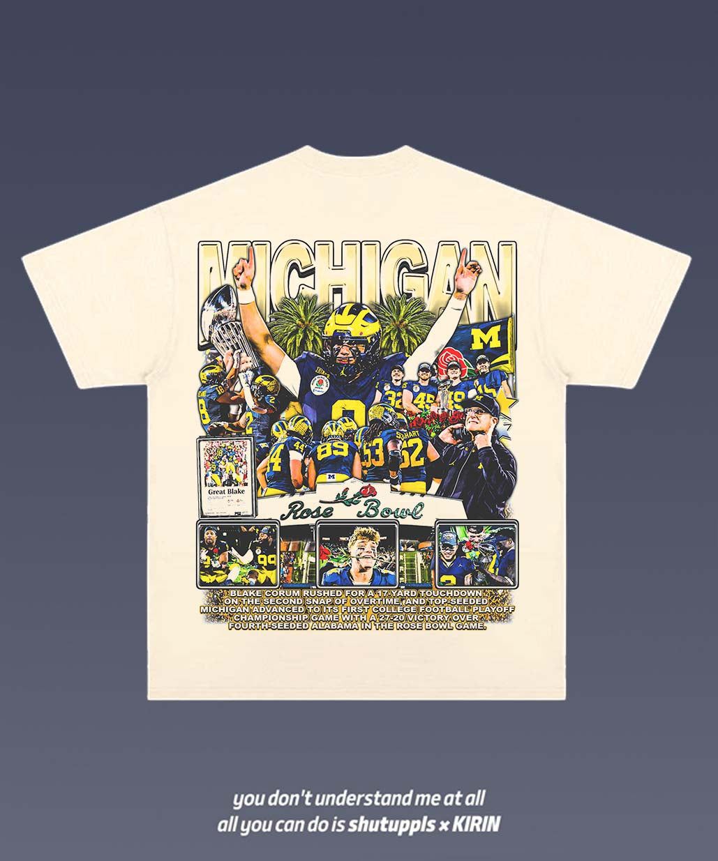 SHUTUPPLS MICHIGAN - ROSE BOWL 1.0