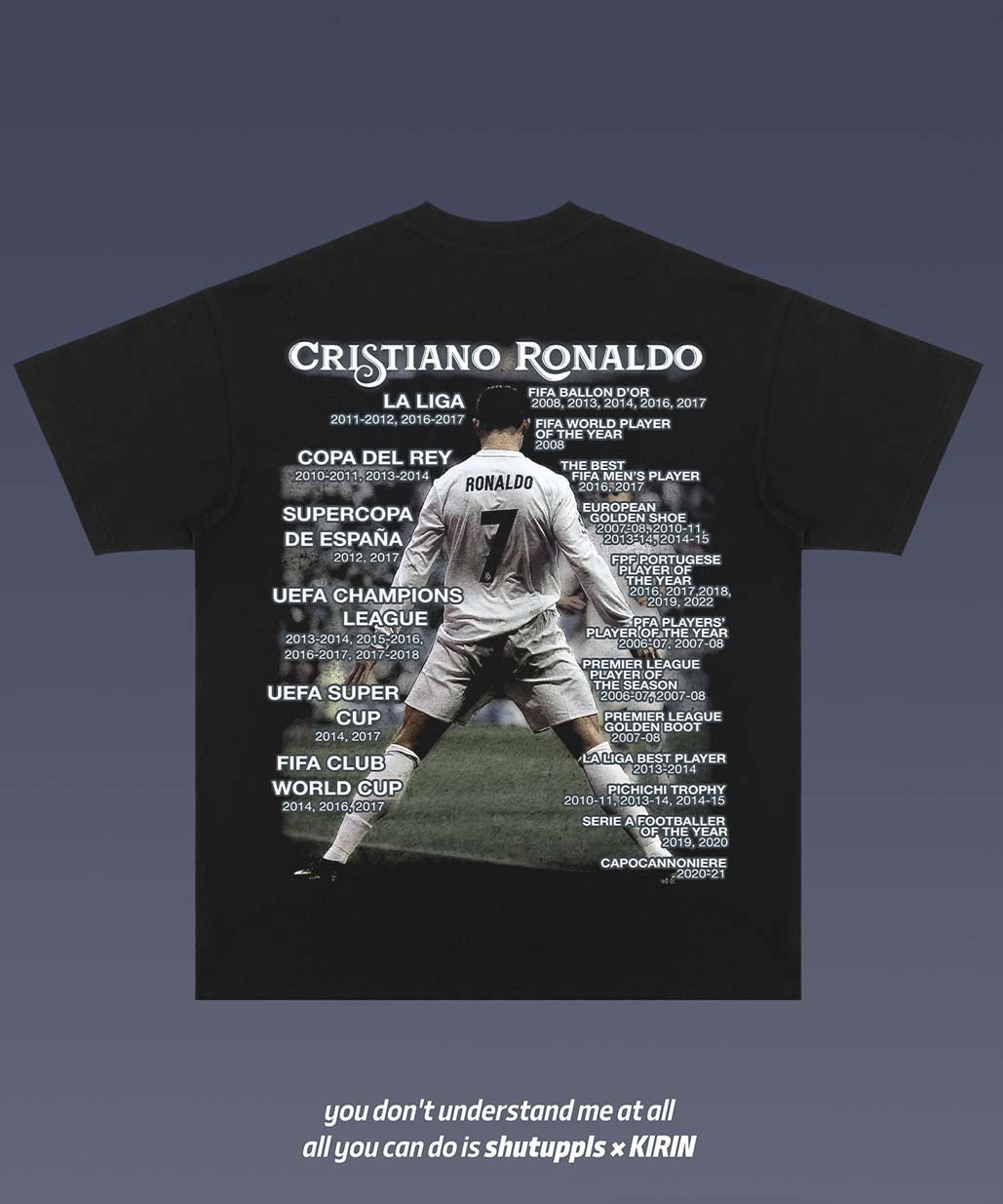 SHUTUPPLS RONALDO TEE 2.3