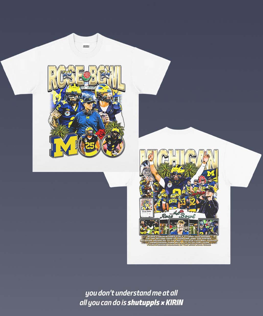 SHUTUPPLS MICHIGAN - ROSE BOWL 1.0