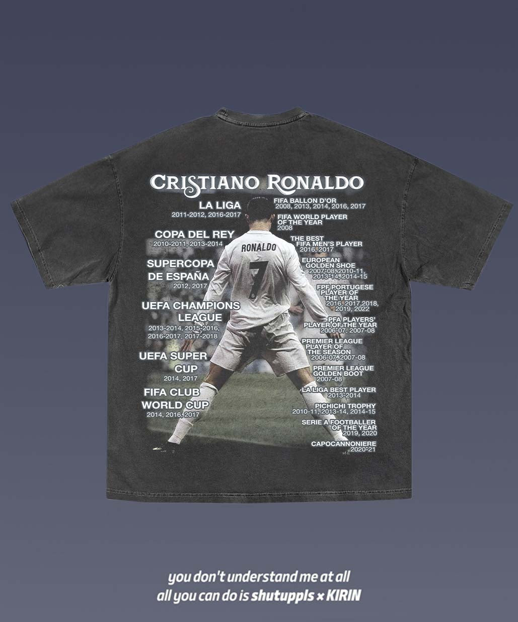 SHUTUPPLS RONALDO TEE 2.3