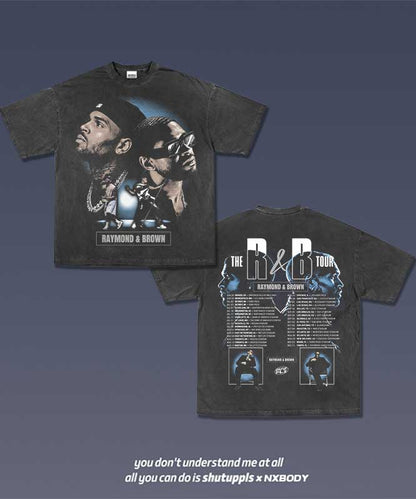 CHRIS BROWN / USHER THE R&B TOUR TEE 1.0