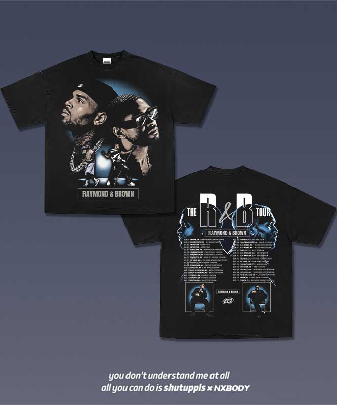 CHRIS BROWN / USHER THE R&B TOUR TEE 1.0