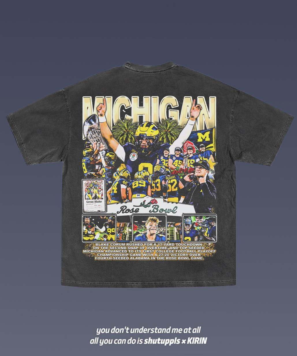 SHUTUPPLS MICHIGAN - ROSE BOWL 1.0