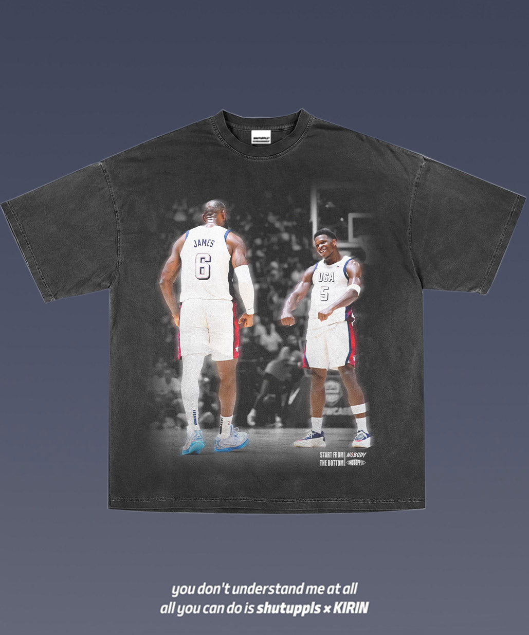 LEBRON JAMES/ ANTHONY EDWARDS TEE 1.0