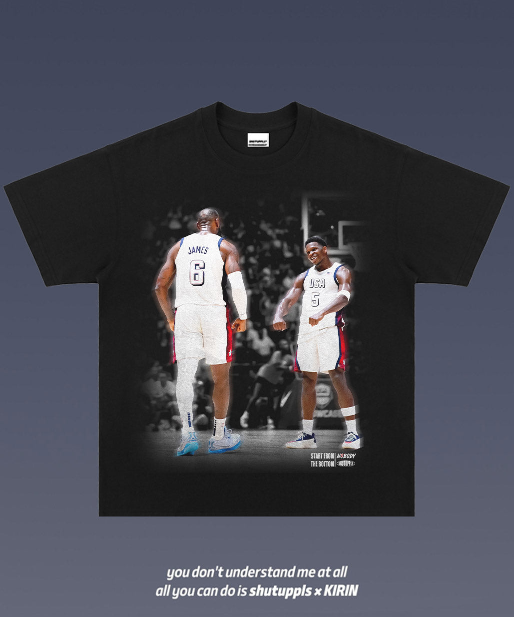 LEBRON JAMES/ ANTHONY EDWARDS TEE 1.0