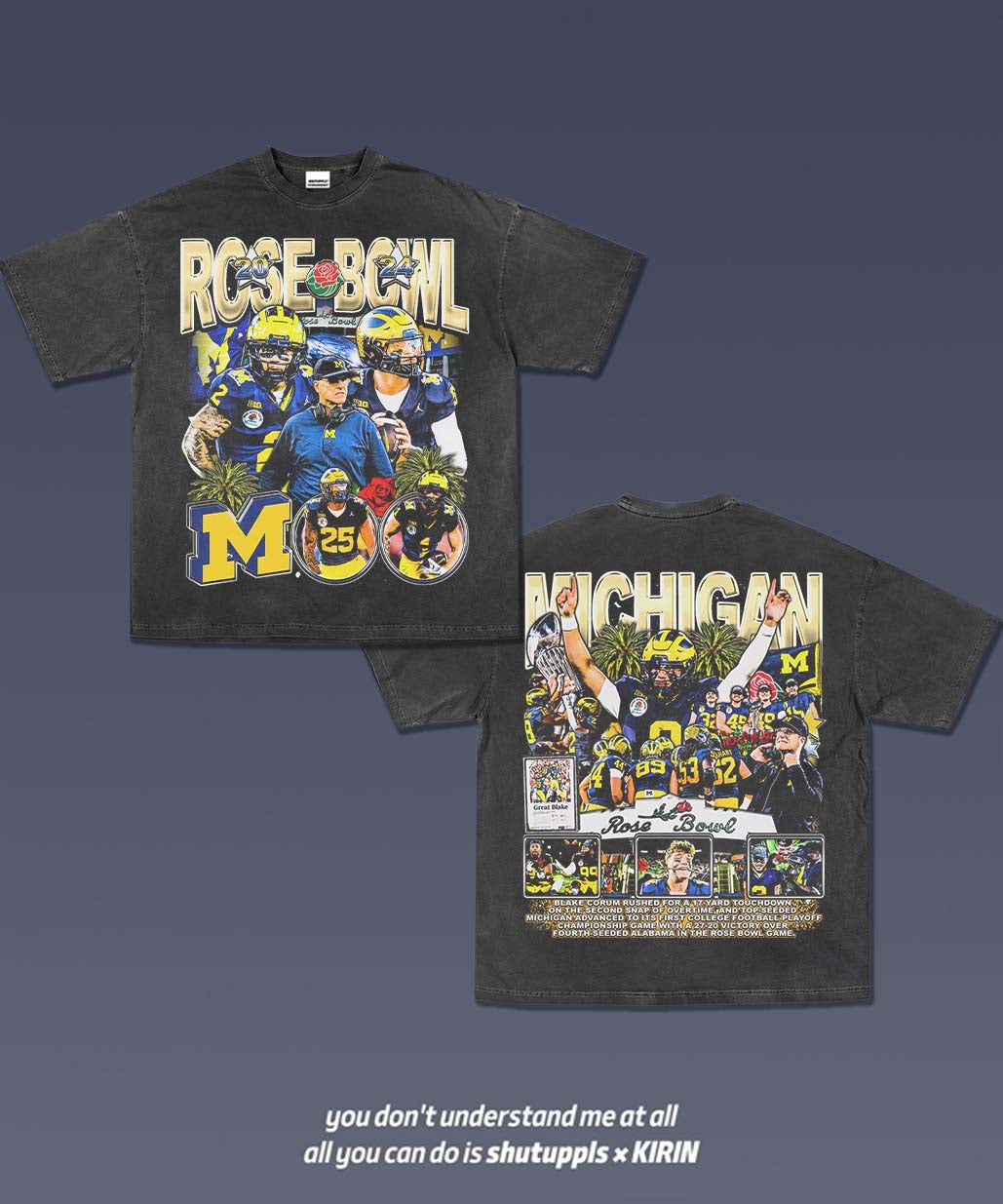 SHUTUPPLS MICHIGAN - ROSE BOWL 1.0