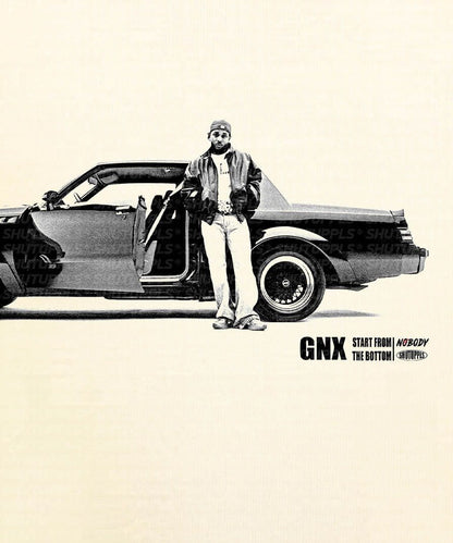 SHUTUPPLS KENDRICK LAMAR GNX TEE 4.33