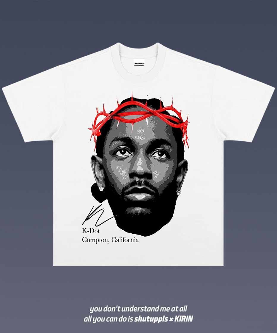 SHUTUPPLS KENDRICK LAMAR TEE 4.28