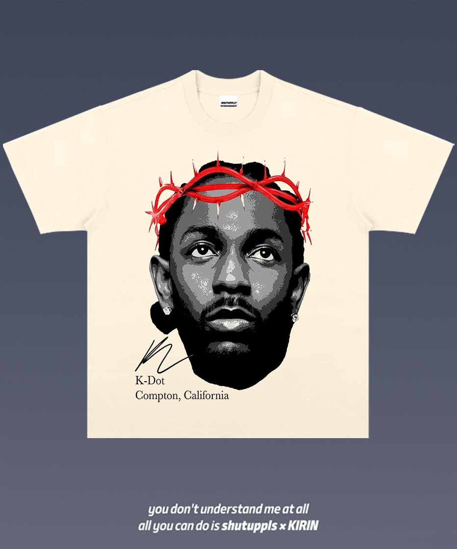 SHUTUPPLS KENDRICK LAMAR TEE 4.28