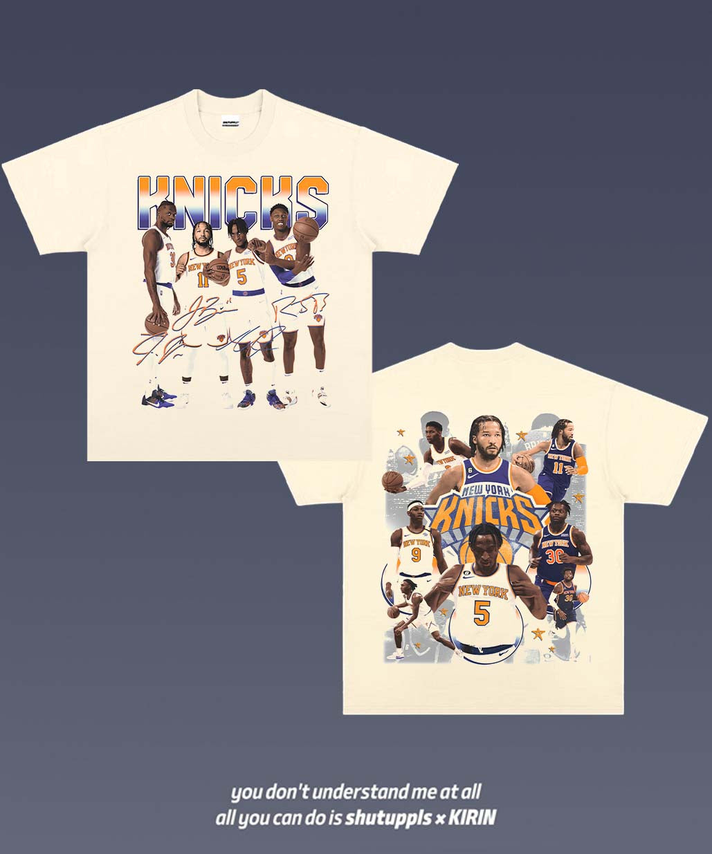 SHUTUPPLS 2023 KNICKS TEE 1.0