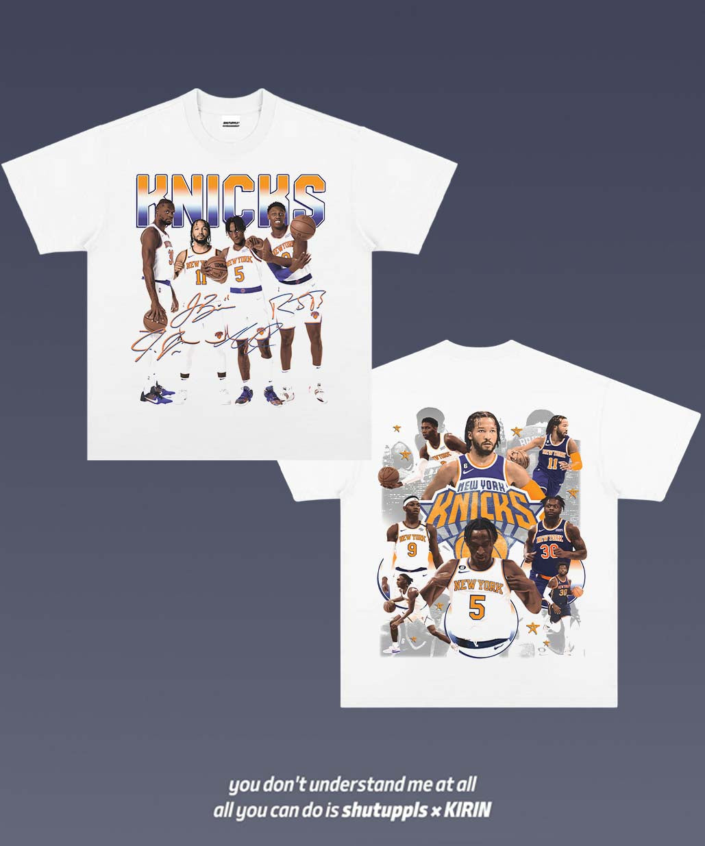 SHUTUPPLS 2023 KNICKS TEE 1.0