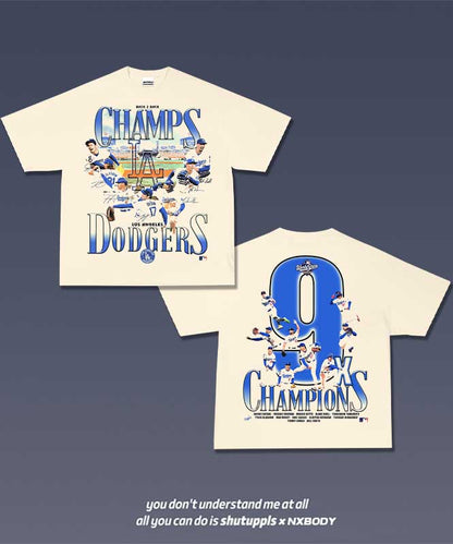 SHUTUPPLS DODGERS TEE 2.8