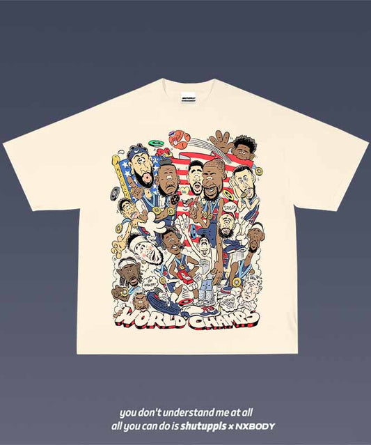 2024 USA DREAM TEAM VINTAGE TEE 2.4