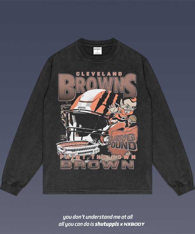 CLEVELAND BROWNS LONG SLEEVES 1.0