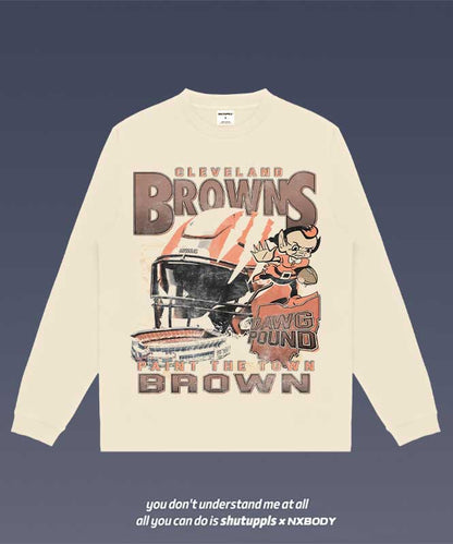 CLEVELAND BROWNS LONG SLEEVES 1.0