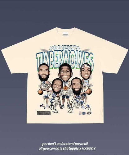 SHUTUPPLS TIMBERWOLVES TEE 1.0