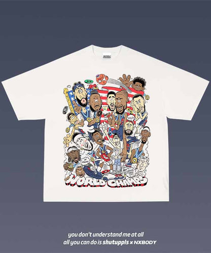 2024 USA DREAM TEAM VINTAGE TEE 2.4