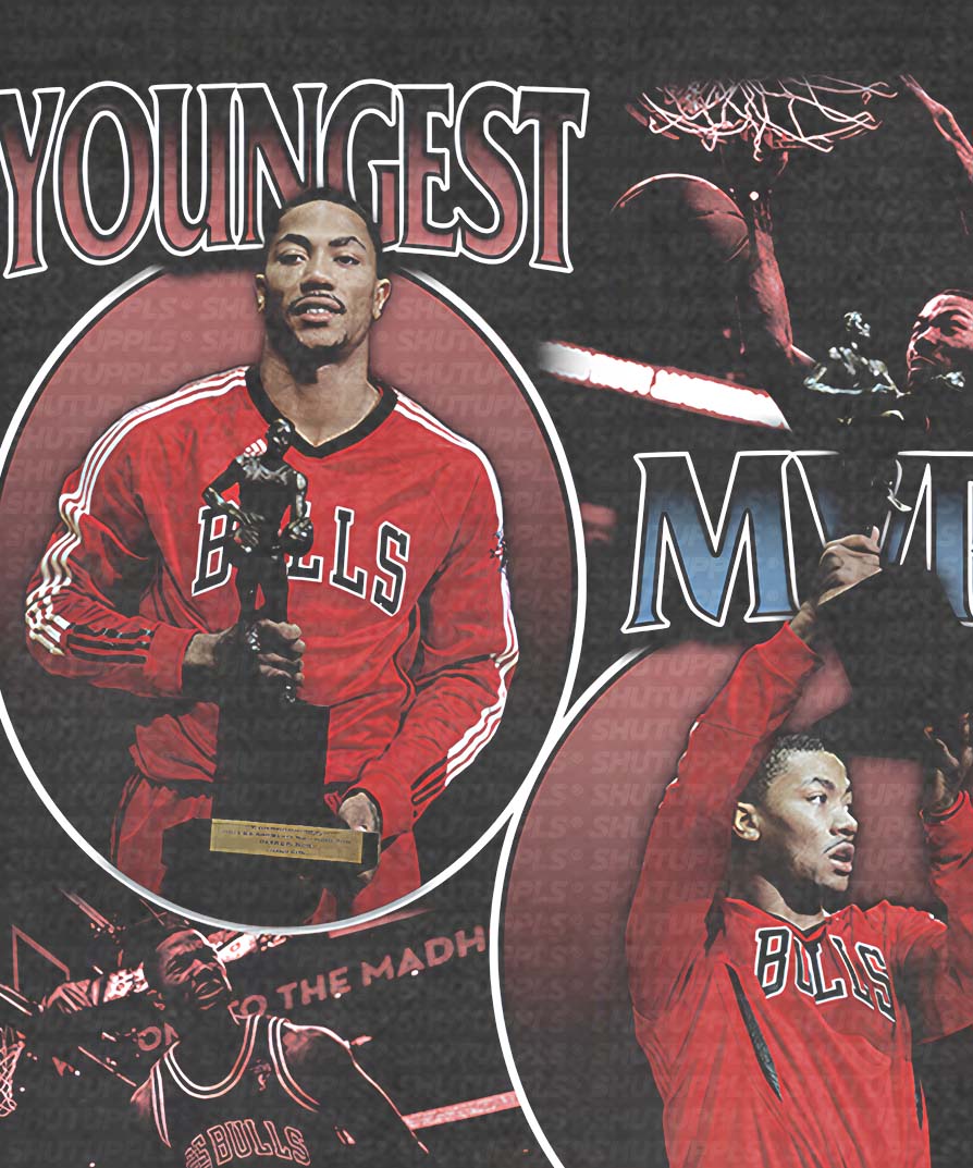 SHUTUPPLS DERRICK ROSE TEE 3.9