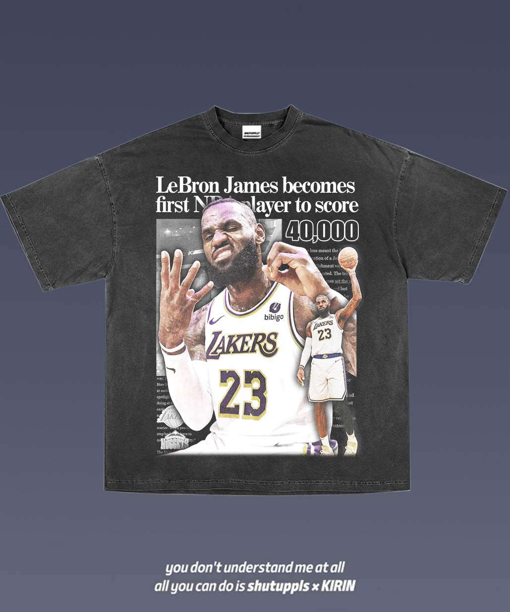 SHUTUPPLS LEBRON JAMES 40000 POINTS