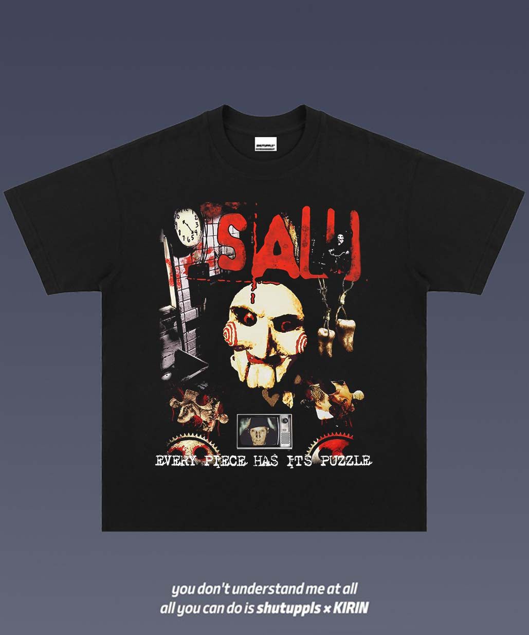 SHUTUPPLS JIGSAW TEE 1.0