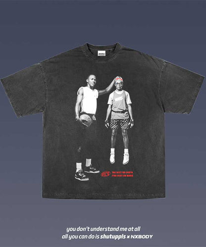 MICHAEL JORDAN/ SPIKE LEE TEE 1.0