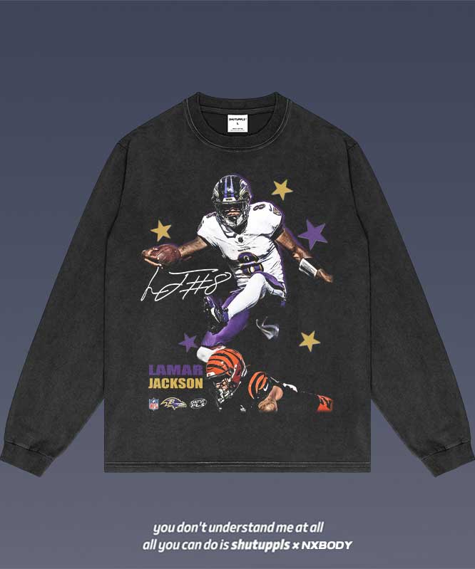 LAMAR JACKSON LONG SLEEVES 1.1
