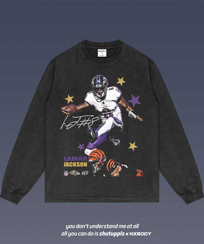 LAMAR JACKSON LONG SLEEVES 1.1