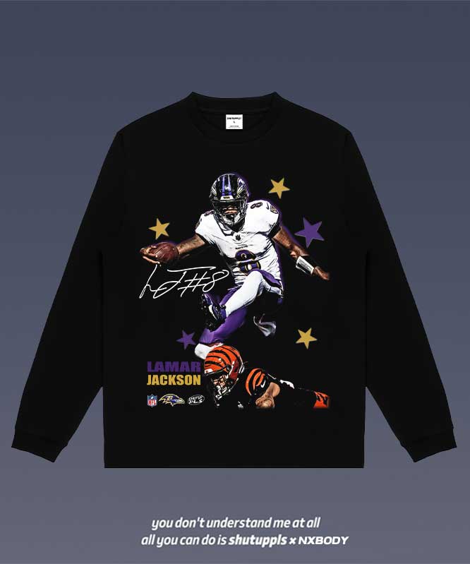 LAMAR JACKSON LONG SLEEVES 1.1