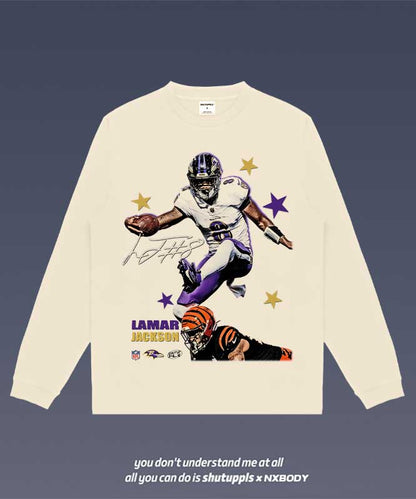 LAMAR JACKSON LONG SLEEVES 1.1