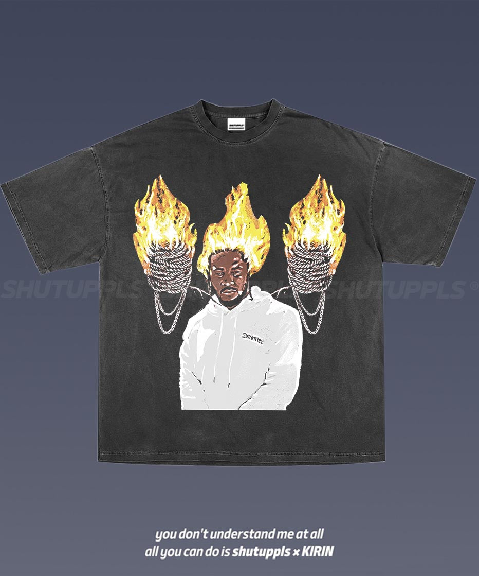 SHUTUPPLS KENDRICK LAMAR TEE 4.30