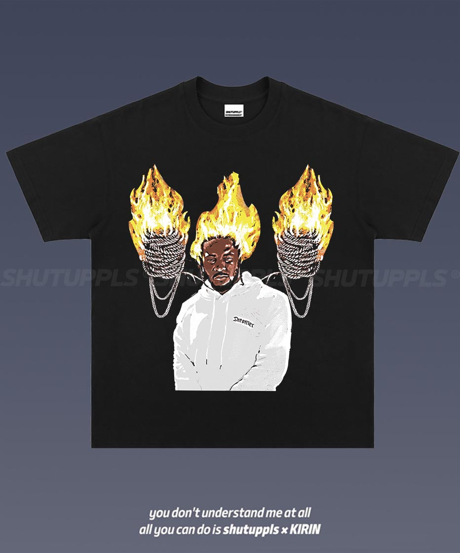 SHUTUPPLS KENDRICK LAMAR TEE 4.30