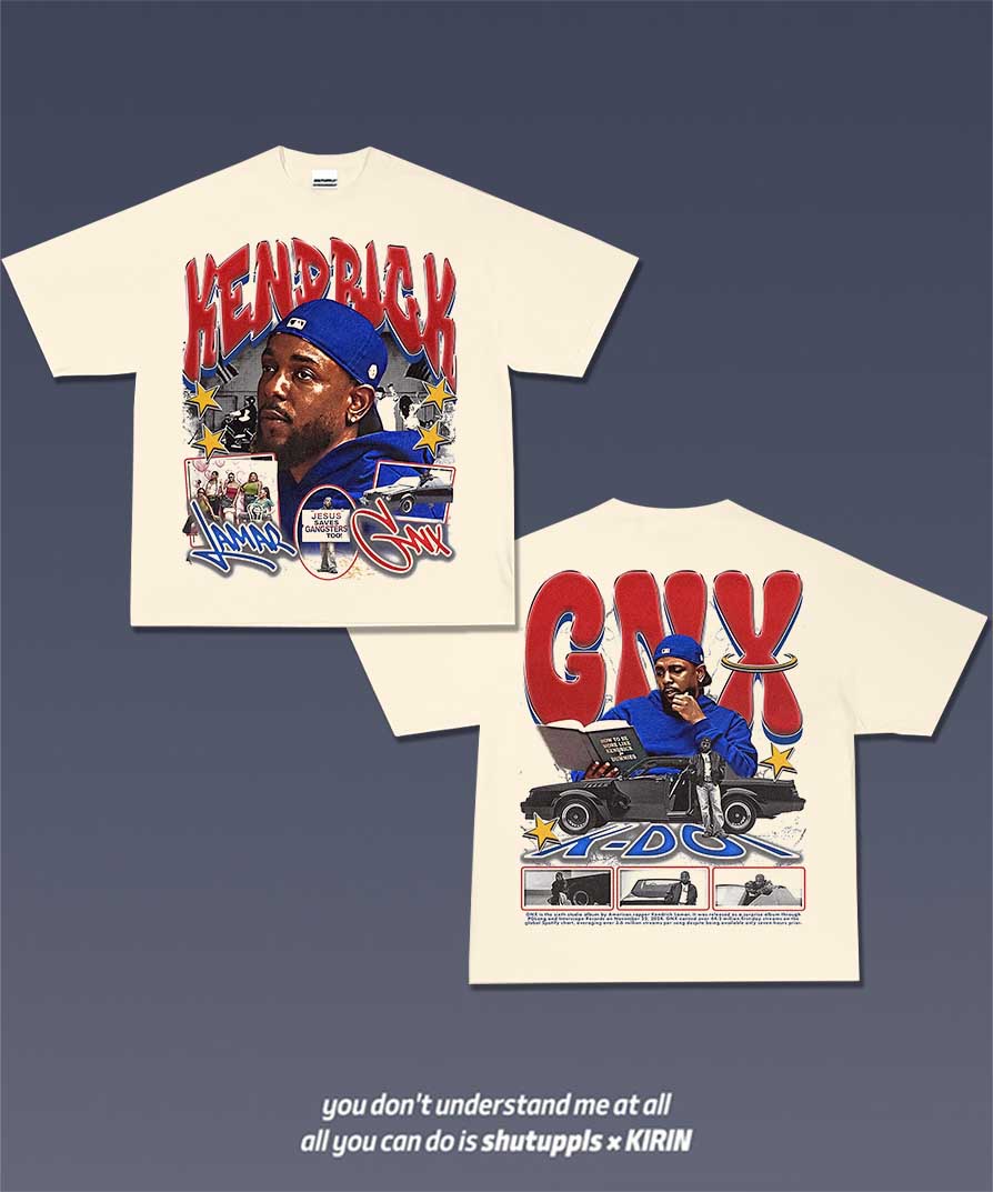 SHUTUPPLS KENDRICK LAMAR GNX TEE 4.43