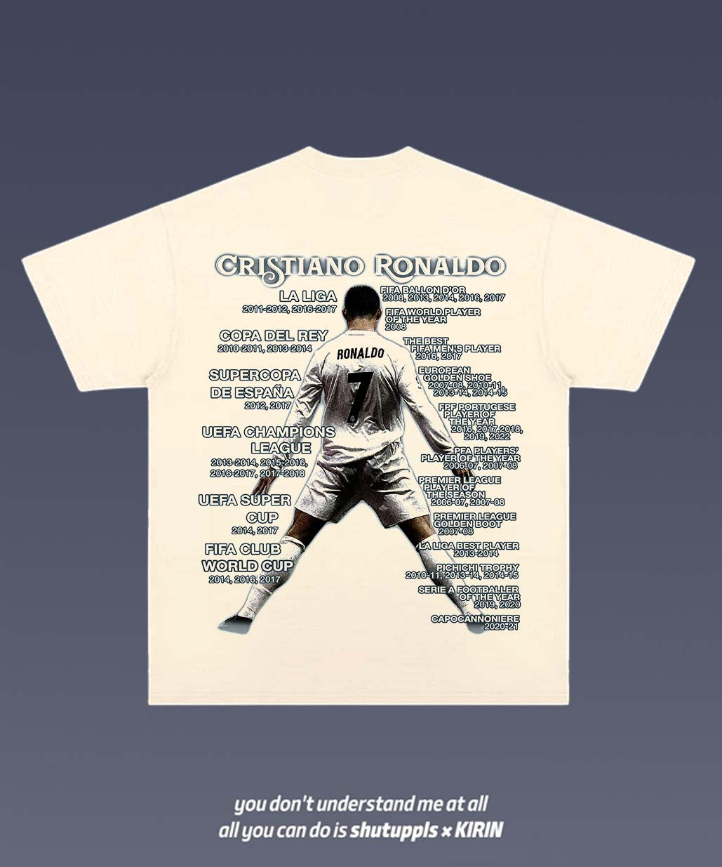 SHUTUPPLS RONALDO TEE 2.3