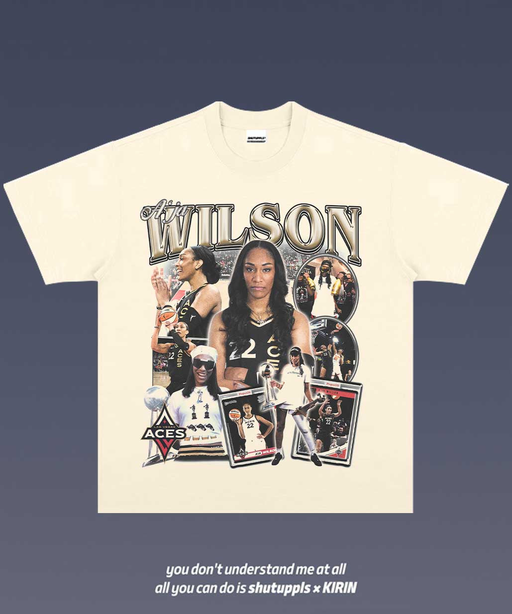 SHUTUPPLS A'JA WILSON TEE 1.0