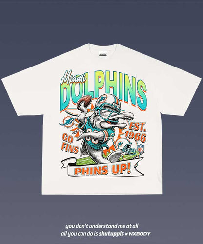 DOLPHINS GRAPHIC TEE 1.3