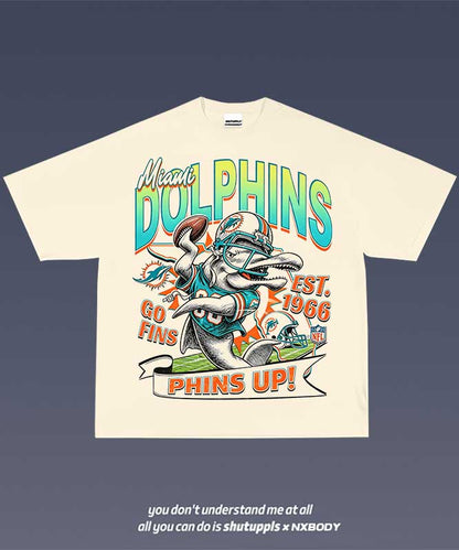 DOLPHINS GRAPHIC TEE 1.3