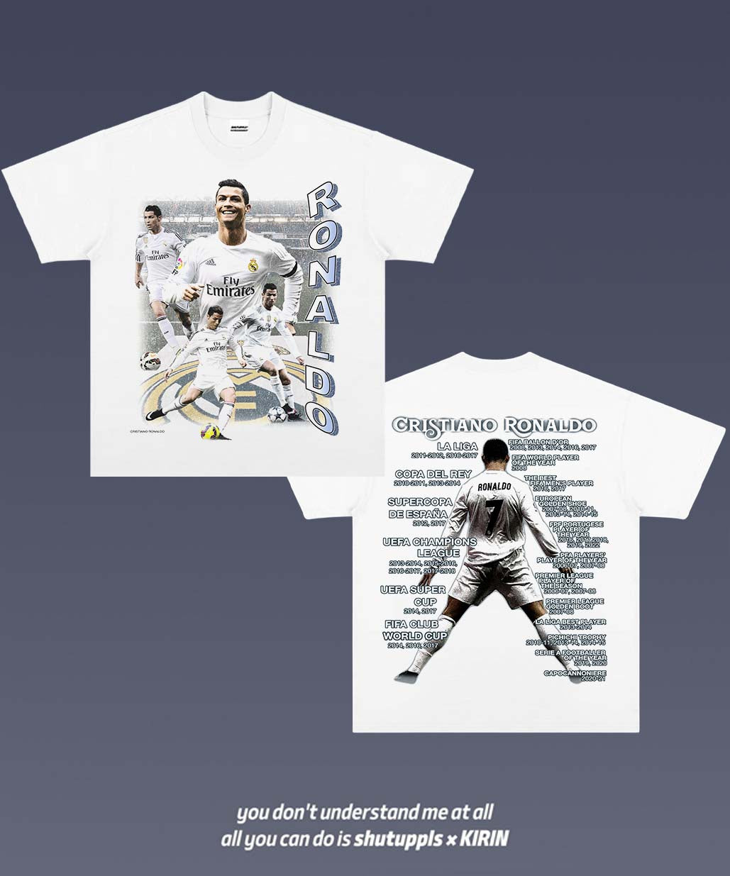 SHUTUPPLS RONALDO TEE 2.3